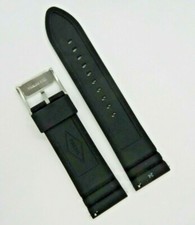 Ceston Cinturino Di Ricambio Per Orologio Fossil FS4656 - Silicone Nero Morbido Con Adattatore - 2