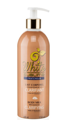 White Sublime Klärmilch mit Kokosöl und Vegalight-Basis 500 ml