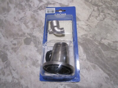Grohe 28459 EN0 Movario Shower Head Wall Union Brushed Nickel Finish 1/2'' Elbow