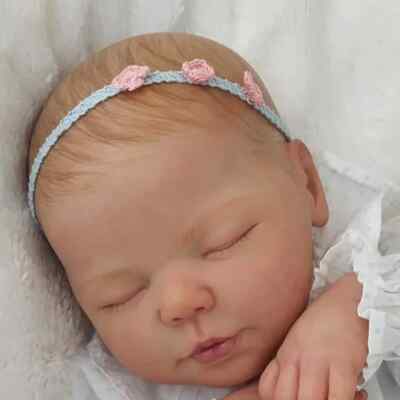 19in Reborn Baby Dolls Kit Lifelike Valentina with Veins Cloth