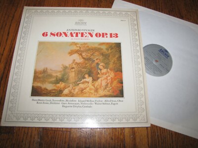 ANTONIO VIVALDI - 6 SONATEN OP. 13 - ARCHIV RECORDS LP IL PASTOR FIDO