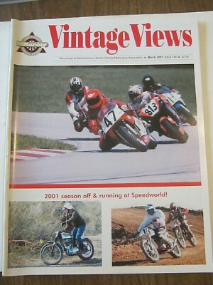 March 2001, Issue 144 Vintage Views, AHRMA Magazine (BD-90)
