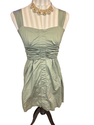 Army Green Dress Short Y2k Sweetheart 2000's Size XS Juniors Women Mini  Rouged | eBay