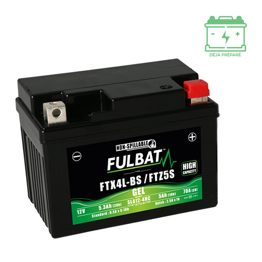 Batterie moto 12V 4Ah sans entretien pour solutionner les pannes de démarrage