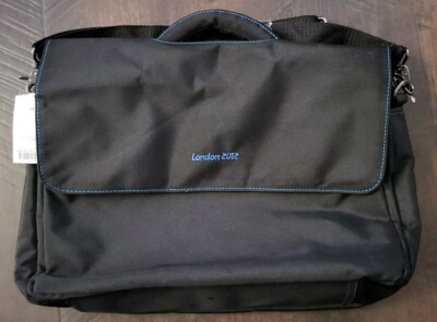 Next London 2012 Games Black Messenger Laptop Computer Bag Shoulder Bag NWT