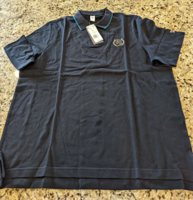 Reebok Classics Men Golf Polo Shirt GV3449 Black size L