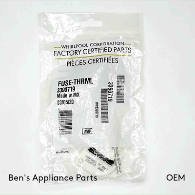 BRAND NEW OEM Dryer Thermal Fuse Compatible AP3133489, PS344958 ...