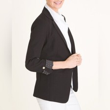 Chicos Black Blazer Stretch Chicos size 0/ US Sz Small