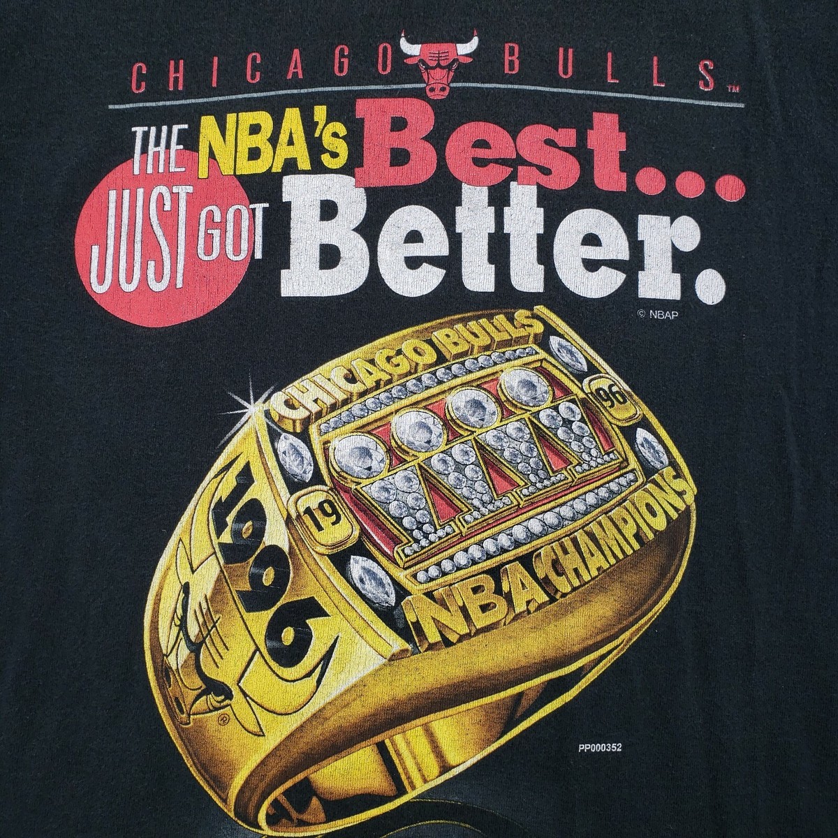 シカゴブルズ Tribune Ringmasters Tシャツ XXL Pro Player Vtg 90s NBA Chicago Bulls Championship 6 Ring T