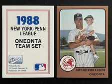 1988 ONEONTA YANKEES ProCards Set Break ***YOU PICK*** NY-Penn League Short A