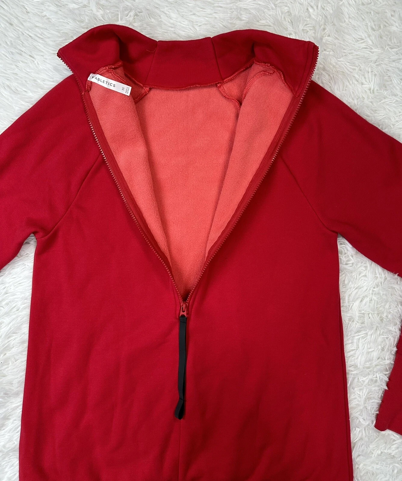 fabletics madelaine petsch collection 3/4 zip sweatshirt
