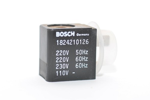 Magnet-Spule von Bosch Typ 1 824 210 126, 220 V / 50 Hz, Ø8-9mm, Valve Coil, NOS - Picture 2 of 8