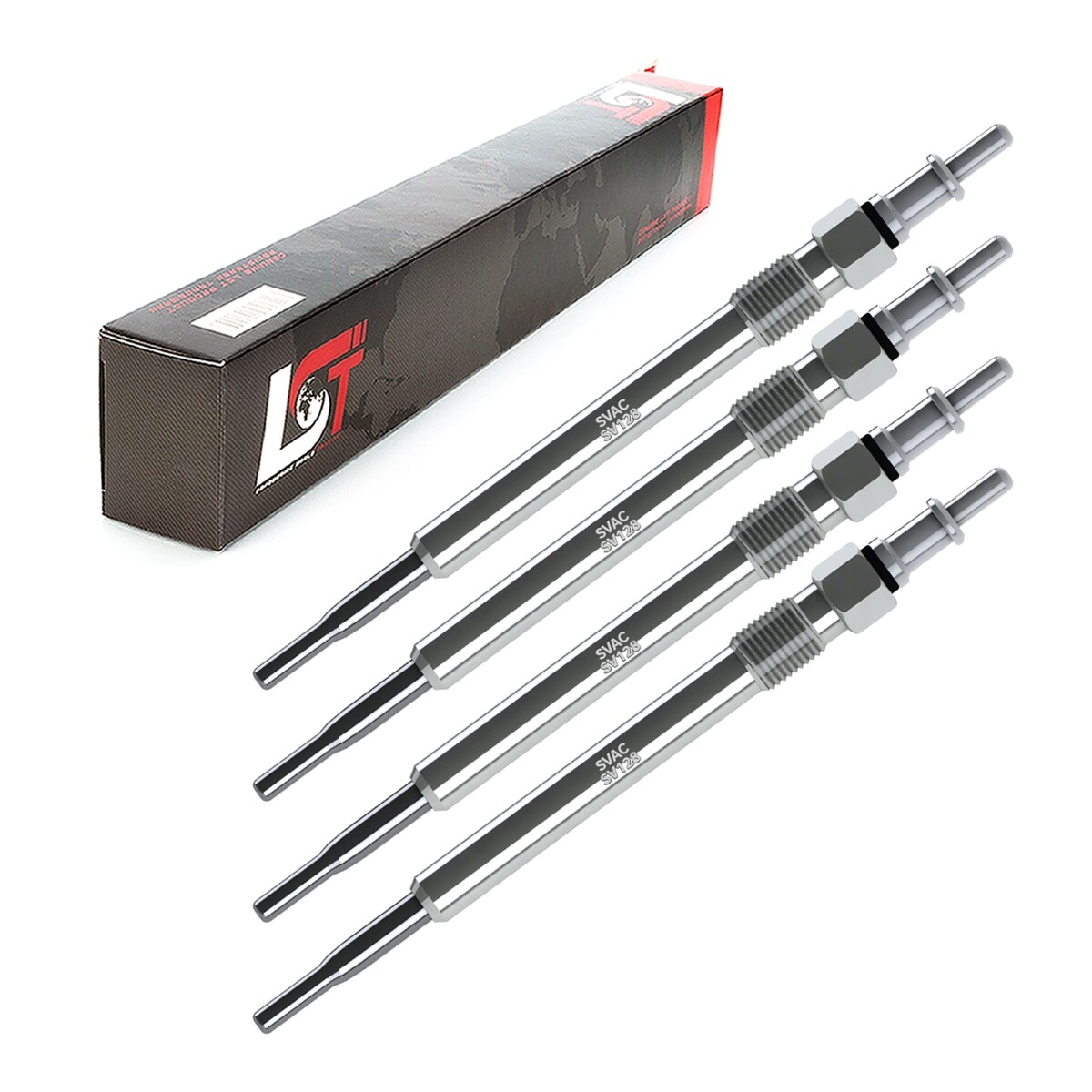 4x GLOW PLUG ROD GLOW PLUG for MERCEDES-BENZ C-CLASS W204 T-MODEL S204 7 VOLT
