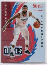 Paul George 2020-21 Panini Select Basketball Unstoppable Holo