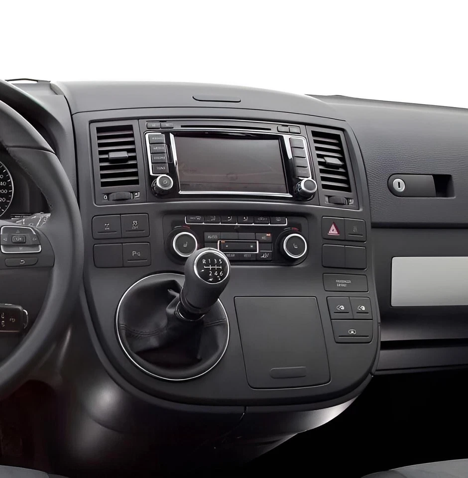 VW T5 / Touareg 7L Radioblende mit Ablagefach Rahmen Radio Einbau - Bild 4 von 4