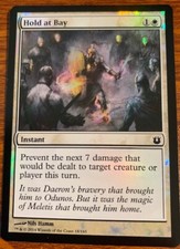 2014 MTG Wizards of the Coast Born of the Gods Foil Hold at Bay #18/165 Used