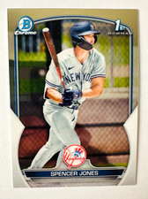 2023 1st Bowman Chrome Spencer Jones Prospect RC #BCP-139 Base NY Yankees!