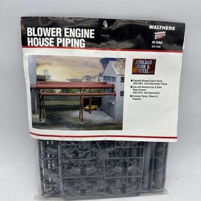 Walthers Cornerstone 933-2958 Ashland Iron Steel Blower Engine House Pipping HO