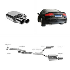 Bastuck Komplettanlage - 08+ Audi A4/ A5 B8 6-Zylinder Turbo/ 8-Zylinder V8
