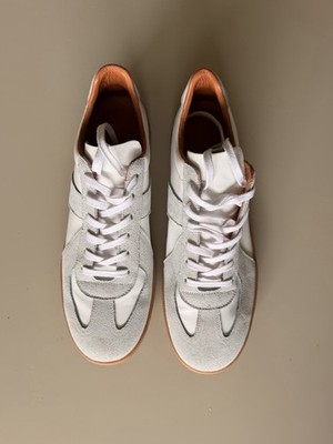 Beckett Siminon - Morgen Trainers (White/Gum) German, Leather/Suede Size 11