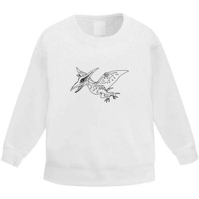 'Flying Pterodactyl' Kid's Sweatshirt / Sweater / Jumper (KW035294)