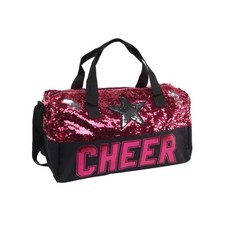 Danz N Motion B20526 Big Kid Pink Sequin Cheer Duffel Bag