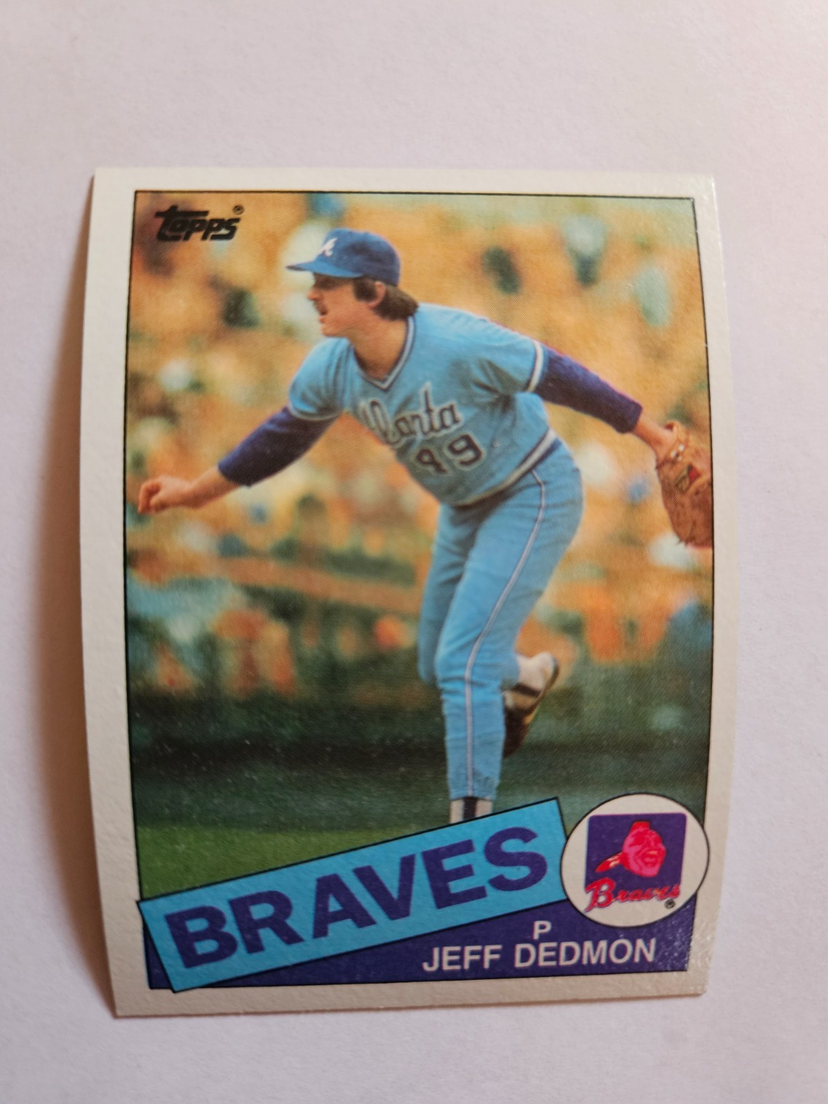 1985 TOPPS JEFF DEDMON RC #602 NM