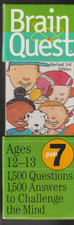 Brain Quest Grade 7 Seven Ages 12 to13 Revised Third Edition New Mind Games