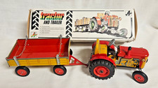 1978 Kovap Zetor Traktor S Valnikem Metal Tin  Tractor and Trailer Set 