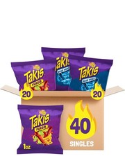 Takis 40 pc / 1 oz Assorted Pack - Fuego & Bl...