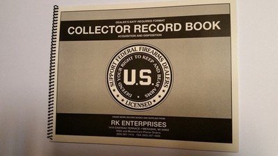 Curio & Relic FFL 03 Bound Book for Collectors - 300 Entries Available