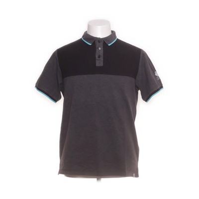 L.F.C, Poloshirt, Größe: M, Grau/Schwarz, Baumwolle/Polyester, Herren #dbY