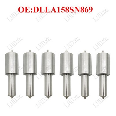 6 Pcs Fuel Injector Tips DLLA158SN869 For ISUZU 4BD1 6BG1 6BD1 4B1G 6B1G