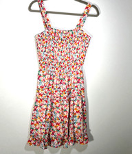 Floral Smocked Women’s Medium Sun Dress Cottagecore Balletcore Jessica Simpson