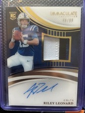 2025 Immaculate Collection Riley Leonard RPA /99 (3 Color Patch) *Fresh Pull*