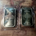 1oz silver bars x2