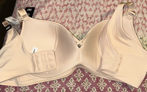 Torrid Curve Microfiber Dream Wire Free Push-Up Plunge Bra 38C # 13201513 Beige - Picture 2 of 2