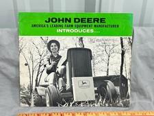 Vintage John Deere 110 Lawn Garden Tractor Sales Brochure Catalog 1963 Rare Orig