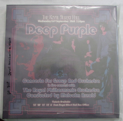DEEP PURPLE THE ROYAL PHILHARMONIC ORCHESTRA 3 LPS  TEAR IN SHRINK VINYL LP L58
