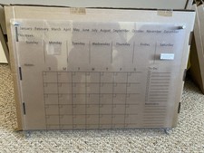 Dry Erase Calendar To Do List Acrylic x2