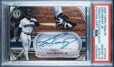 Ken Griffey Jr 🔥 PSA 10 AUTO 10 (pop 1) 2025 TOPPS Tribute TRIBUTE TO CLEATS