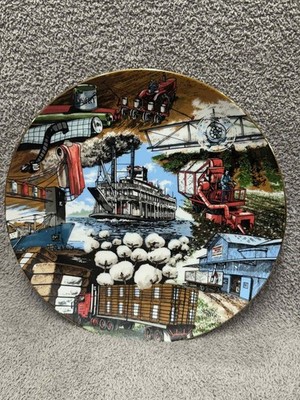 1977 Don A. Bryant  Cotton  A Part of Our Lives  Collector Plate World Wide Art