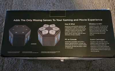 GameScent AI Scent Atomizer For All Video Game Consoles w/ 6 Scents, New