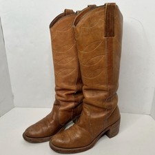 Vintage 1970's Frye Leather Tall Campus Boots
