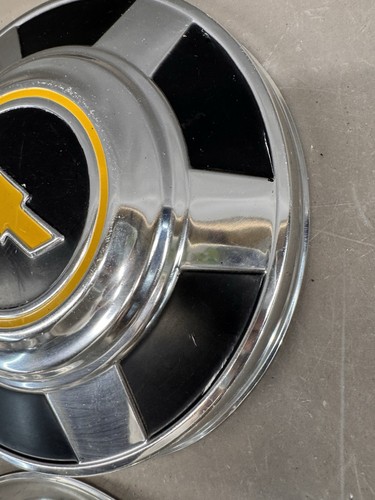 1973-1987 Chevy Dog Dish Hubcaps 4x4 Truck K20 K15 C20 Wheel Cover Hub Caps 12" - Picture 2 of 16