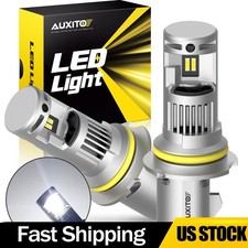 2/4X HB1 9004 LED Headlight Bulb 6500K Cool White Hi/Lo Beam 600% Brightness