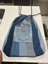 Handmade Levi s Drawstring Backpack repurpose...