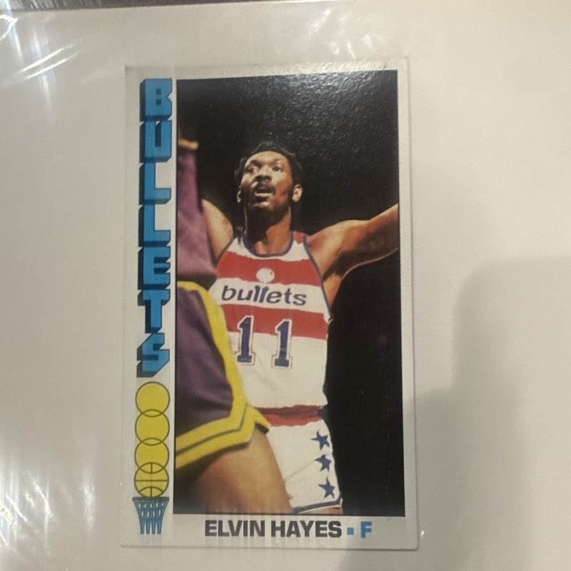 Topps 1976-77 All-Star Elvin Hayes #133 NBA Basketball Base Set Trading Card