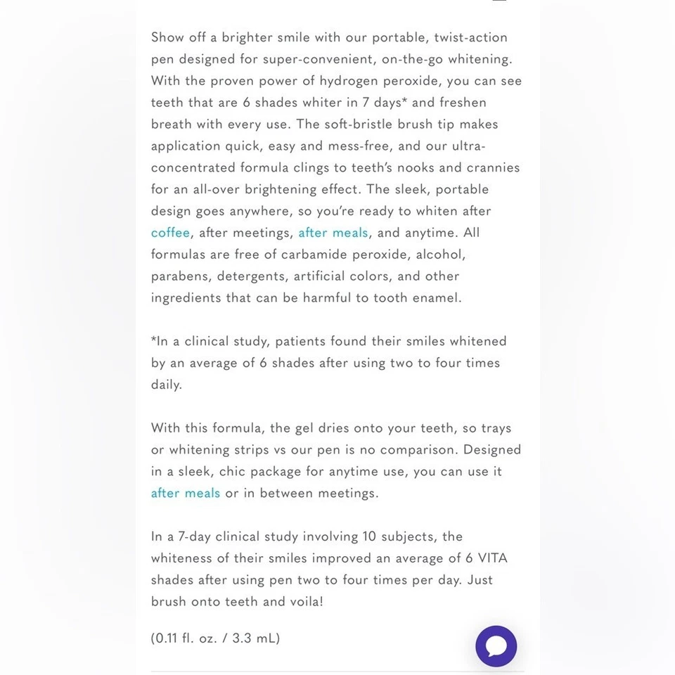 Smileactives Advanced Whitening Pen Set of 2 Vanilla Mint NEW - Image 4 of 4