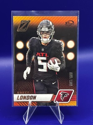 2023 Panini Zenith - Drake London 1st Down #5/100 Jersey Number JSY#